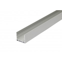 LED PROFILIS VARIO30-02 ACDE-9/TY PAVIRŠINIS, 3M, ANODUOTAS ALIUMINIS