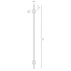 SIENINIS LED ŠVIESTUVAS CLOCK H112 24W JUODAS internetu