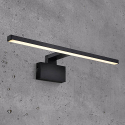 Sieninis LED šviestuvas MARLEE 8,9W 4000K JUODAS kaina