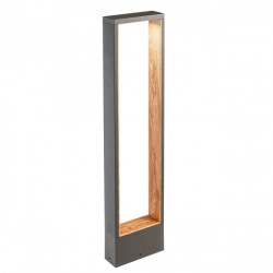 PASTATOMAS LED ŠVIESTUVAS WALD 10W ANTRACITO SPALVOS | RUDAS