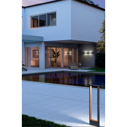 SIENINIS LED ŠVIESTUVAS WALD 10W ANTRACITO SPALVOS | RUDAS internetu