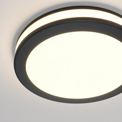 ĮLEIDŽIAMAS LUBINIS LED ŠVIESTUVAS PHANTON 12W JUODAS kaina