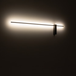 Sieninis LED šviestuvas MOTIVE LED L 16W 3000K juodas internetu
