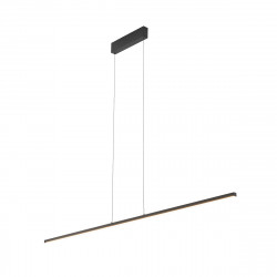 Pakabinamas LED šviestuvas BAR LED S 24W 4000K juodas kaina