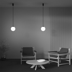 PAKABINAMAS LED ŠVIESTUVAS LUNA D20 5W 4000K JUODAS pigiau
