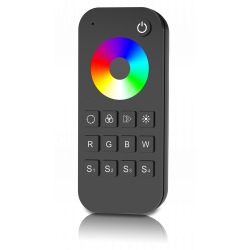 RGB | RGBW nuotolinio valdymo pultelis RF su liečiamu ratuku