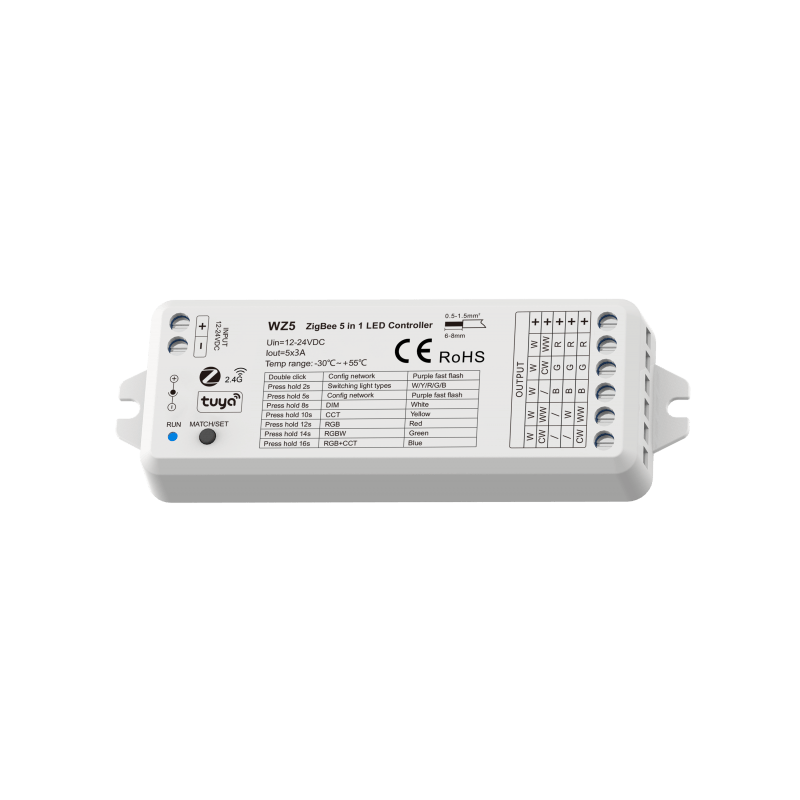 LED juostų valdiklis 5 in 1 | ZigBee | RF Light Plan 3011WZ5