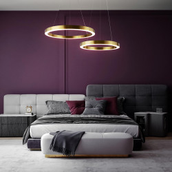 PAKABINAMAS LED ŠVIESTUVAS SATURNO D60 45W ŽALVARIO SPALVOS pigiau