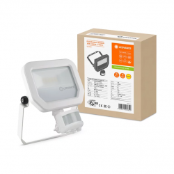 PROŽEKTORIUS FLOODLIGHT 10W 4000K BALTAS SU JUDESIO DAVIKLIU pristatymas