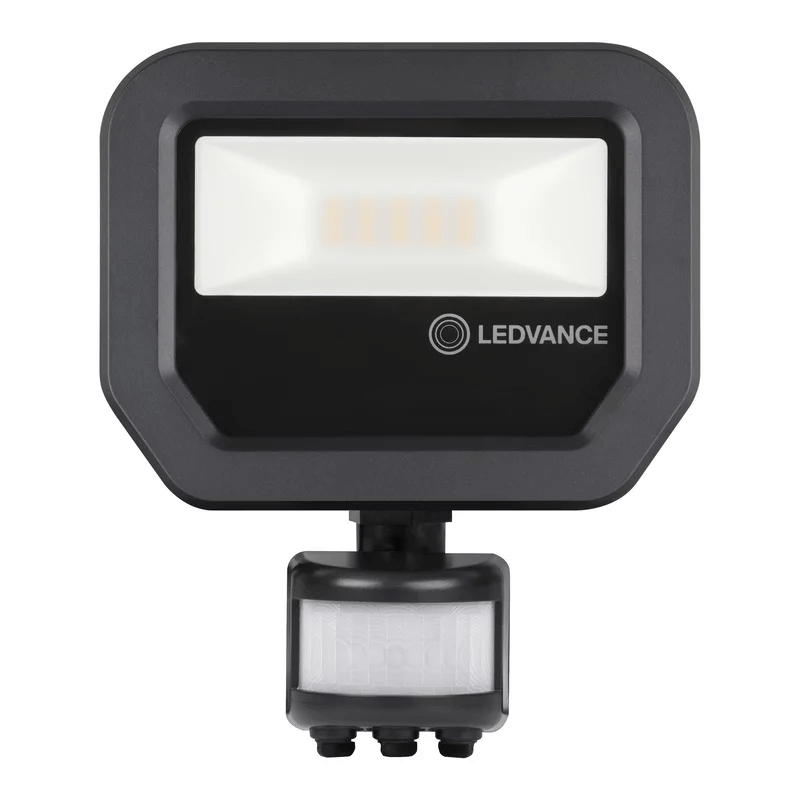 PROŽEKTORIUS LEDVANCE FLOODLIGHT 10W 4000K JUODAS SU JUDESIO DAVIKLIU 4058075460874
