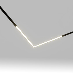 Šviestuvas L-CLICK.15 magnetinei sistemai CORNER.15 20W Juodas