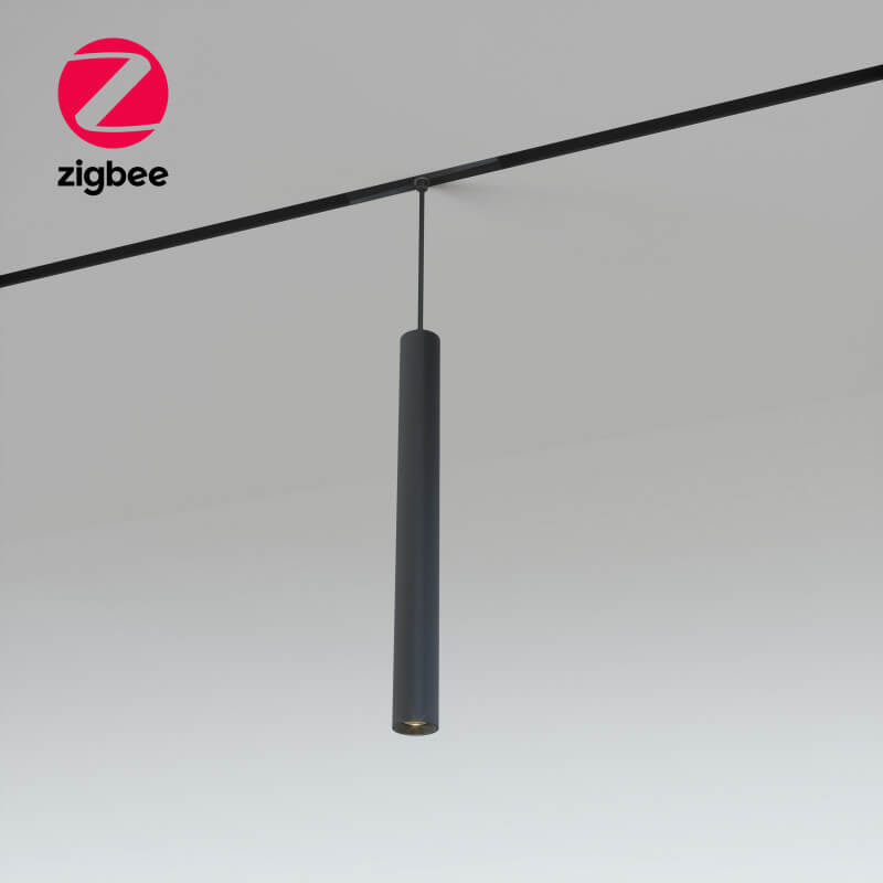 Pakabinamas šviestuvas L-CLICK.15 magnetinei sistemai ROLLER.15 7W Juodas ZigBee Light plan LC15-R7W-BA