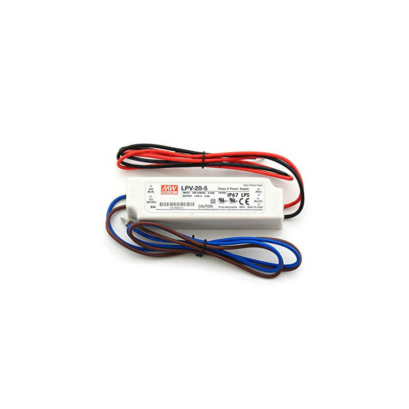 IMPULSINIS MAITINIMO ŠALTINIS 5V 15W 3A MEAN WELL LPV-20-5