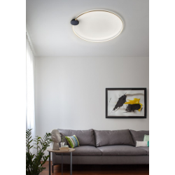 SIENINIS | LUBINIS LED ŠVIESTUVAS ATOM D30 11W JUODAS | ŽALVARIO SPALVOS pigiau
