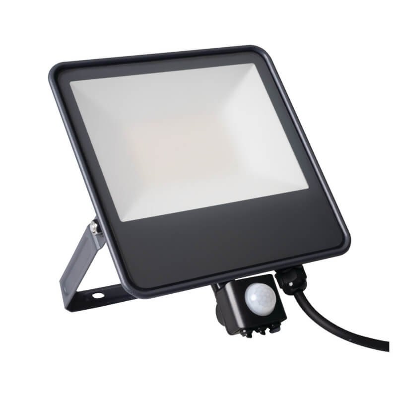PROŽEKTORIUS FLOODLIGHT IQ-LED 50W 4000K JUODAS SU JUDESIO DAVIKLIU KANLUX 33888