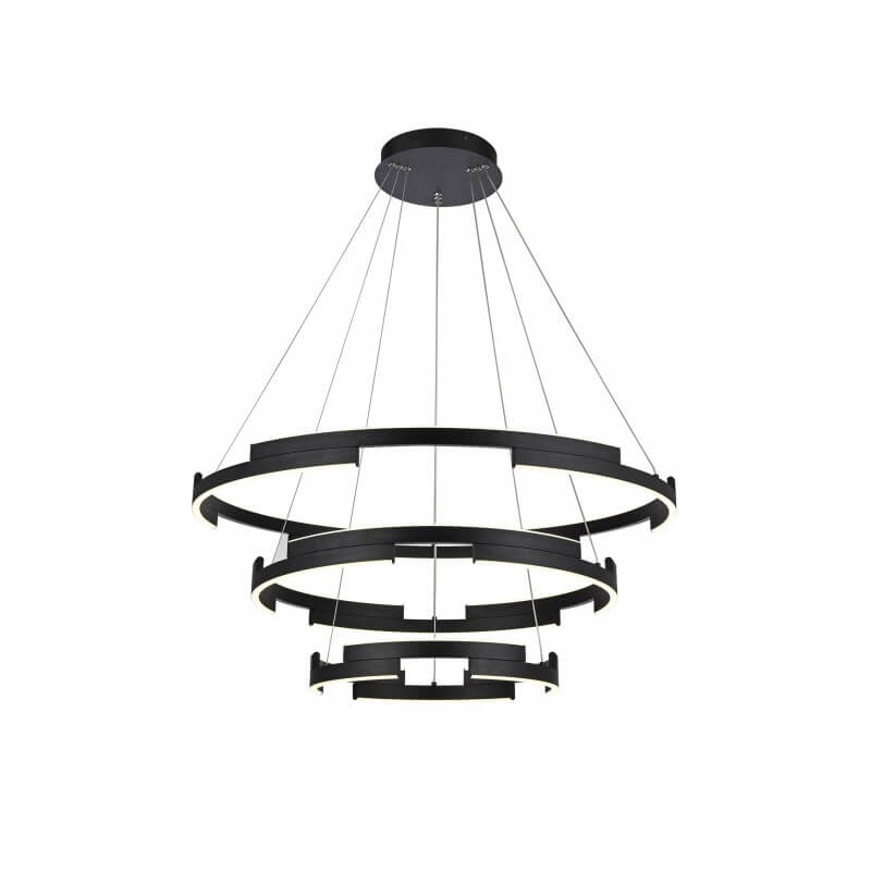 PAKABINAMAS LED ŠVIESTUVAS SMARTER CASTLE D80 | D60 | D40 80W JUODAS 01-3182