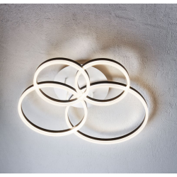 LUBINIS LED ŠVIESTUVAS CONNECT 90W JUODAS pigiau