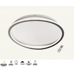 LUBINIS LED ŠVIESTUVAS JOLIE 51W BALTAS SMART kaina