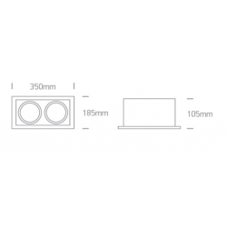 ĮLEIDŽIAMAS LED ŠVIESTUVAS 51230/W/C 60W 4000K BALTAS pigiau