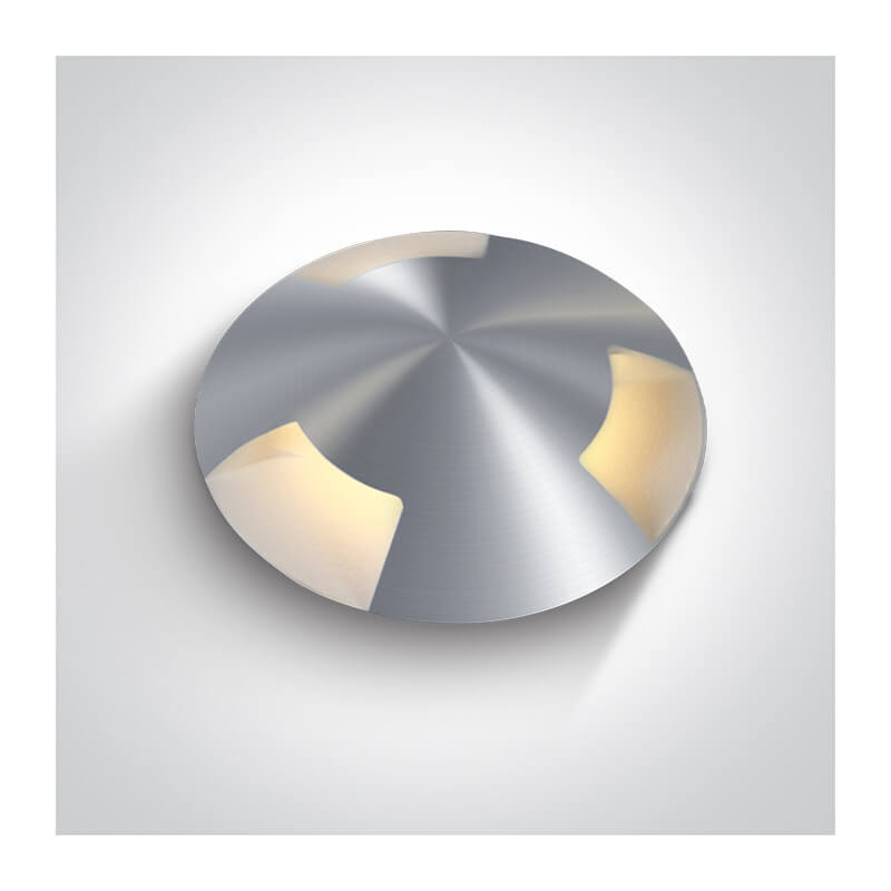 ĮLEIDŽIAMAS LED ŠVIESTUVAS ONE LIGHT 69015C/AL/W 3W ALIUMINIO SPALVOS 69015C/AL/W