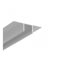 LED PROFILIS PLANE14 IN BC3 PRIGLAISTOMAS, 2M, ALIUMINIS