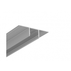 LED PROFILIS PLANE14 IN BC3 PRIGLAISTOMAS, 2M, ANODUOTAS ALIUMINIS