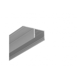 PRIGLAISTOMAS LED PROFILIS PLANE14 SIDE BC3, 2M, ANODUOTAS ALIUMINIS