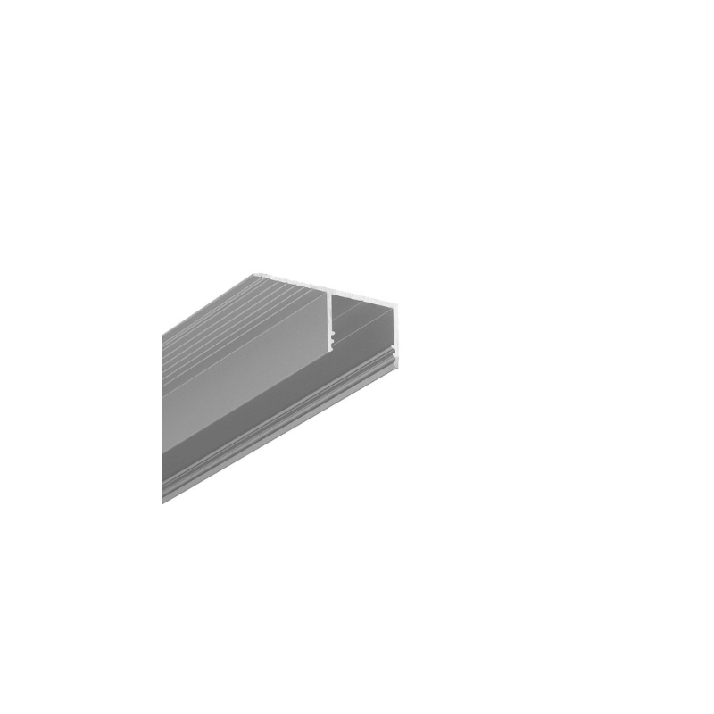 LED PROFILIS TOP MET PLANE14 SIDE BC3 PRIGLAISTOMAS, 2M, ANODUOTAS ALIUMINIS P3000220