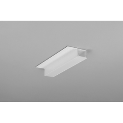 LED PROFILIS PLANE14 SIDE BC3 PRIGLAISTOMAS, 2M, BALTAS kaina