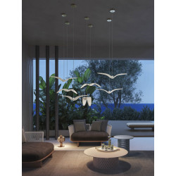 PAKABINAMAS ŠVIESTUVAS NIGHT BIRDS L61 ĮVAIRIŲ SPALVŲ IP54 pigiau
