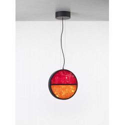 PAKABINAMAS LED ŠVIESTUVAS GEOMETRIC CIRCLE 1|2 BOTTOM 20W ĮVAIRIŲ SPALVŲ internetu