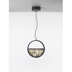 PAKABINAMAS LED ŠVIESTUVAS GEOMETRIC CIRCLE 1|2 BOTTOM 20W ĮVAIRIŲ SPALVŲ