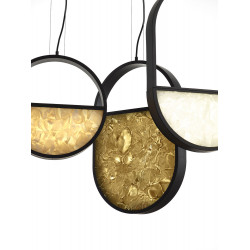 PAKABINAMAS LED ŠVIESTUVAS GEOMETRIC OVAL FULL BOTTOM 70W ĮVAIRIŲ SPALVŲ pristatymas