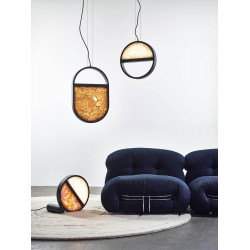 PAKABINAMAS LED ŠVIESTUVAS GEOMETRIC OVAL FULL BOTTOM 70W ĮVAIRIŲ SPALVŲ skubiai