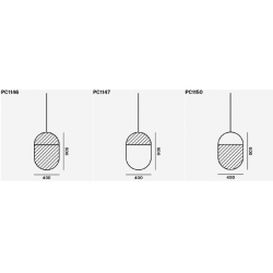 PAKABINAMAS LED ŠVIESTUVAS GEOMETRIC OVAL FULL BOTTOM 70W ĮVAIRIŲ SPALVŲ kaina