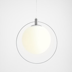 Pakabinamas šviestuvas AURA chromo spalvos kaina