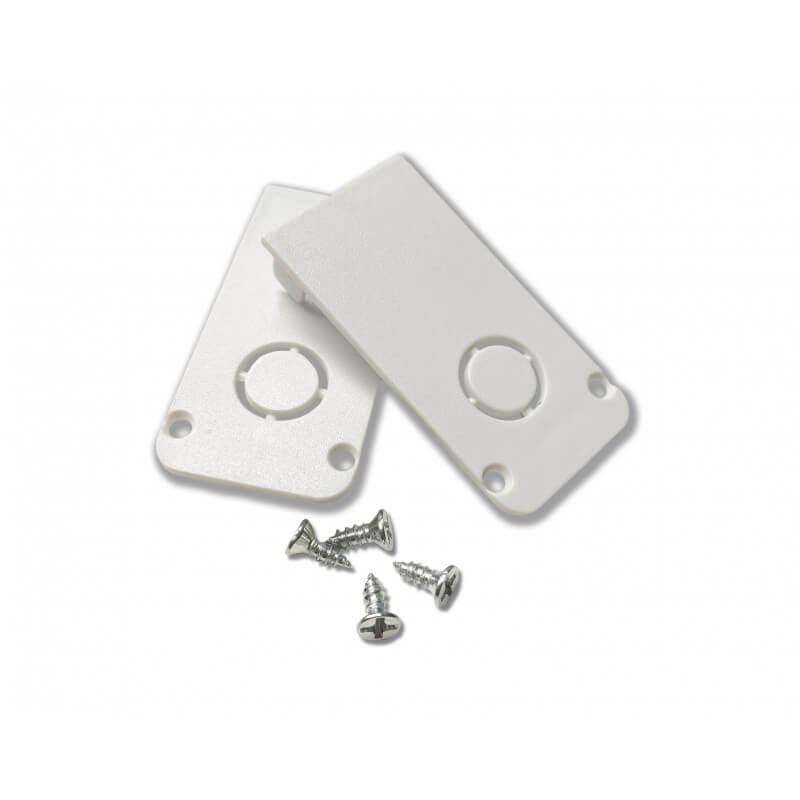 Antgaliai L-CLICK.15 magnetinės sistemos Trimless profiliams balti Light Plan LC15-PREC-W