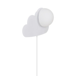 Sieninis šviestuvas SKYKU CLOUD baltas
