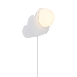 Sieninis šviestuvas SKYKU CLOUD baltas kaina