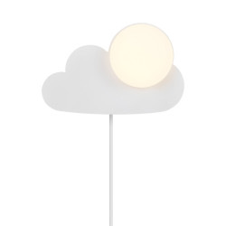 Sieninis šviestuvas SKYKU CLOUD baltas internetu
