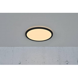 LUBINIS LED ŠVIESTUVAS OJA 29 15W 3000K | 4000K JUODAS IP54 skubiai