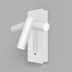 SIENINIS LED ŠVIESTUVAS MIRAX 3W su USB baltas pristatymas