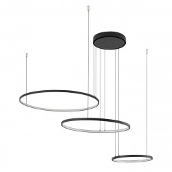 PAKABINAMAS LED ŠVIESTUVAS CIRCOLO 45W 4000K JUODAS kaina