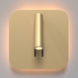 Sieninis LED šviestuvas IOS SQUARE AUKSO SPALVOS internetu