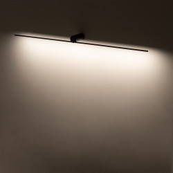 SIENINIS LED ŠVIESTUVAS SPIN L120 16W 4000K JUODAS kaina