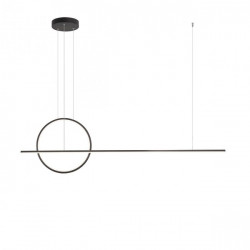 Pakabinamas LED šviestuvas Giotto 49W 4000K JUODAS