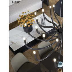 Pakabinamas LED šviestuvas LUXOR 81W juodas TRIAC pigiau