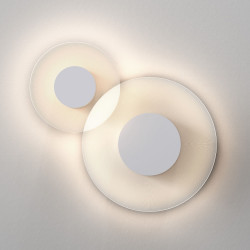 Sieninis LED šviestuvas Halftone 600 15,5W baltas pristatymas