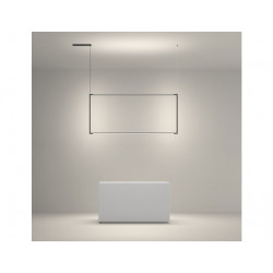 PAKABINAMAS LED ŠVIESTUVAS TUBS MODULAR 61,4W juodas DALI pigiau