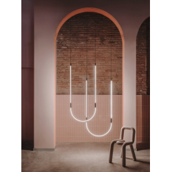 PAKABINAMAS LED ŠVIESTUVAS TUBS MODULAR Double Arch 71,2W juodas dimeriuojamas kaina